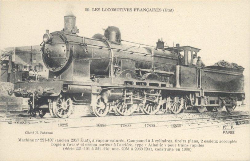 Atlantic 221 ETAT ou PO (époque 2 et 3)